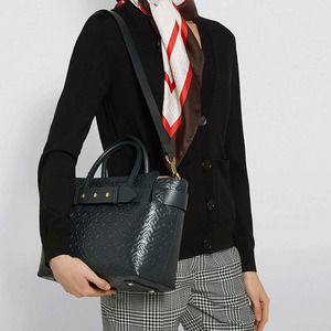 Burberry Bag Tote Outlet Leather Green